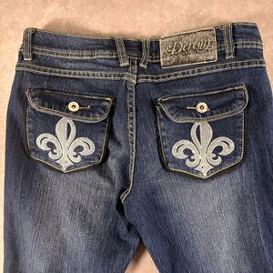 vintage y2k deron pocket logo jeans